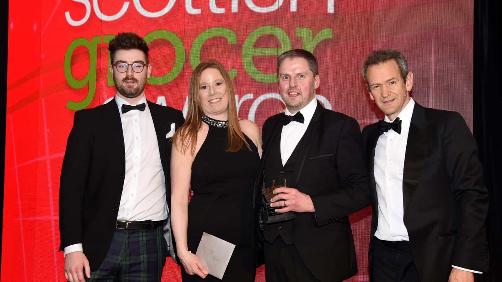 Chris Cobb from Keystore Cults - Confectionery Retailer Of The Year and also Highly Commended for Tobacco Retailer Of the Year.